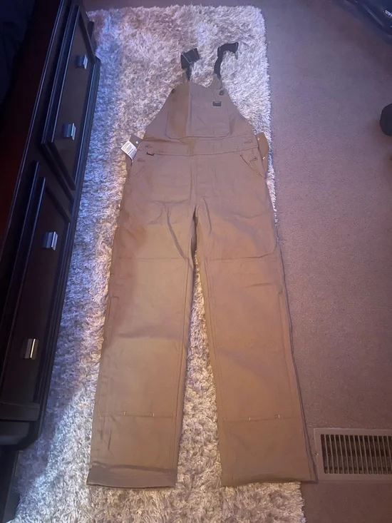 Timberland PRO Tan Women's Work Bib Overalls - Picture 1 of 5